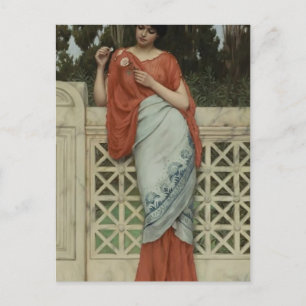 John William Godward - Han Kärlek mig, han Kärlek  Vykort