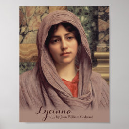 John William Godward Lycinna CC0201 BeSnyval Art Poster