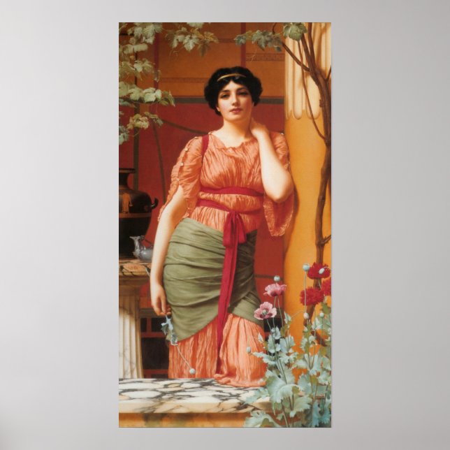 John William Godward - Nerissa Poster (Framsidan)