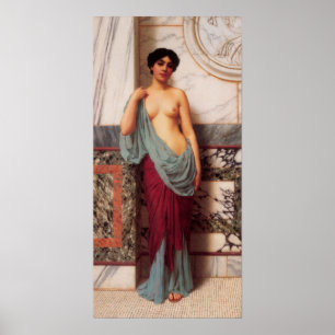 John William Godward - på Thermaen Poster