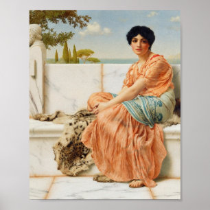 John William Godward - Reverie Poster