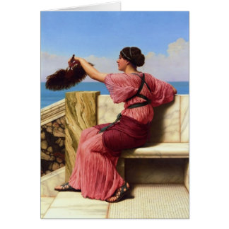 John William Godward- signalera Hälsningskort