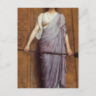 John William Godward - Vid Grind Vykort