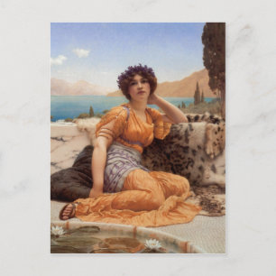 John William Godward With Violets Wreathed and Rob Vykort
