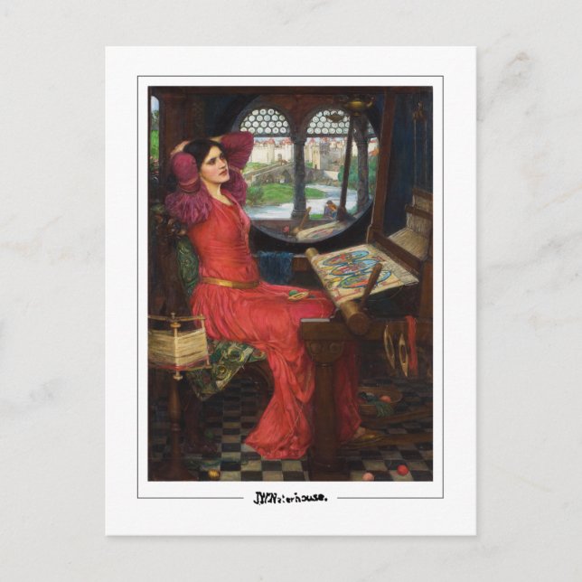 John William Waterhouse #14 - Finkonstkort Vykort (Framsida)