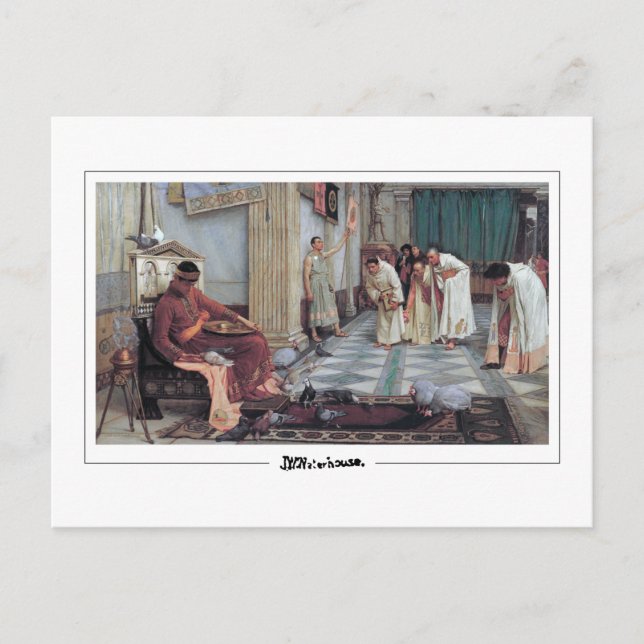 John William Waterhouse #1 - Finkonstkort Vykort (Framsida)