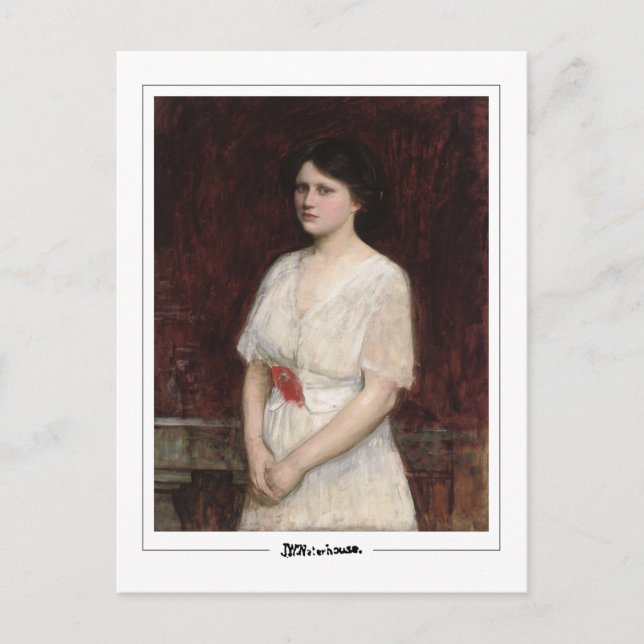 John William Waterhouse #72 - Finkonstkort Vykort (Framsida)