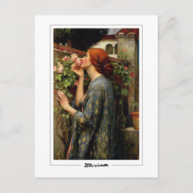 John William Waterhouse #8 - Finkonstkort Vykort (Framsida)