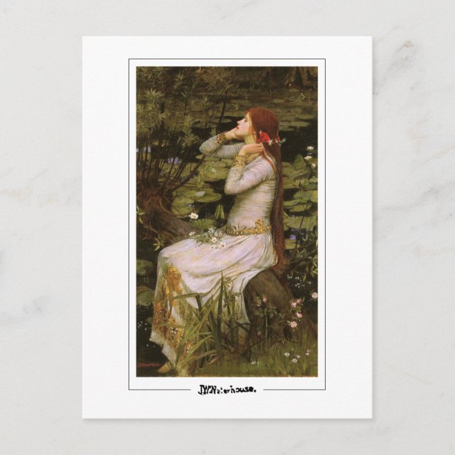 John William Waterhouse #90 - Finkonstkort Vykort (Framsida)