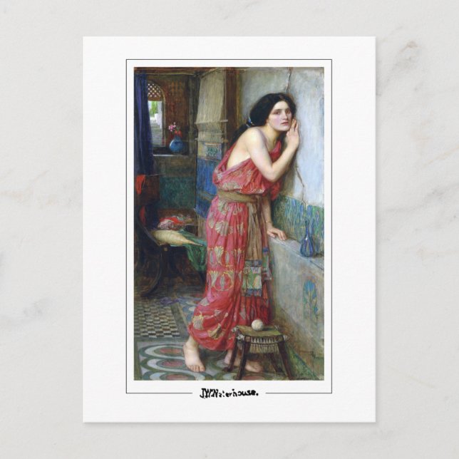 John William Waterhouse #9 - Fine Art Postcard Vykort (Framsida)