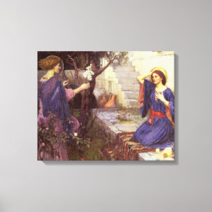 John William Waterhouse - Annunciation Canvastryck