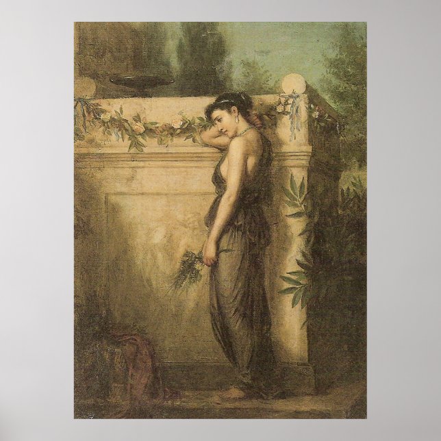 John William Waterhouse Borta men inte glömd Poster (Framsidan)