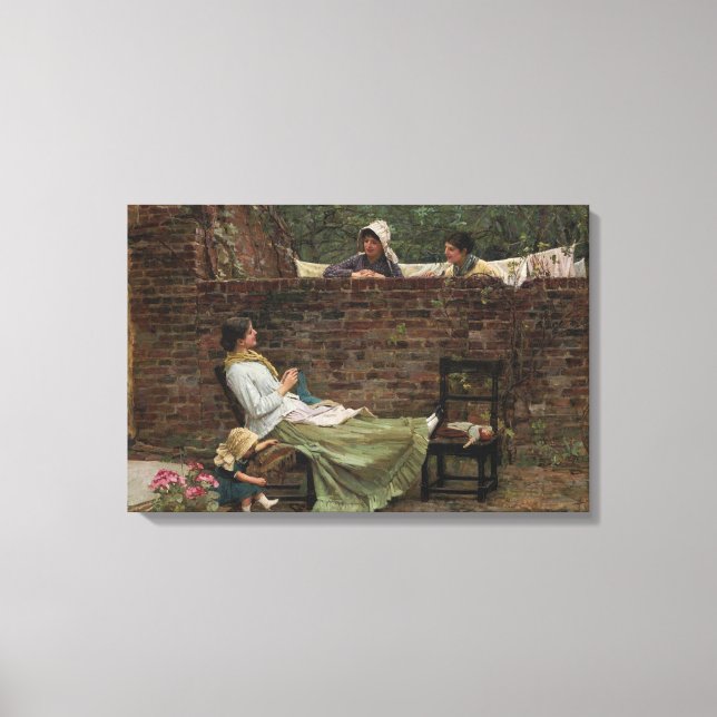 John William Waterhouse - Bra grannar Canvastryck (Framsida)