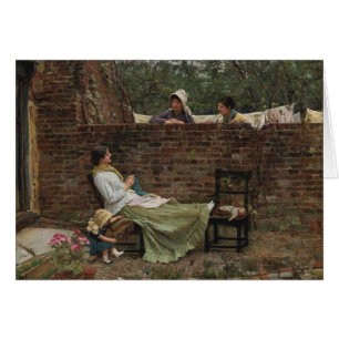 John William Waterhouse - Bra grannar Hälsningskort