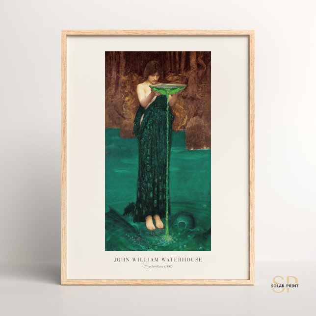 John William Waterhouse Circe Invidiosa Envious Poster (Skapare uppladdad)