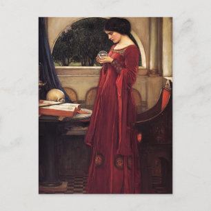 John William Waterhouse- Crystal Boll Vykort