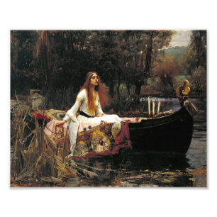 John William Waterhouse Dam i Shalott Fototryck
