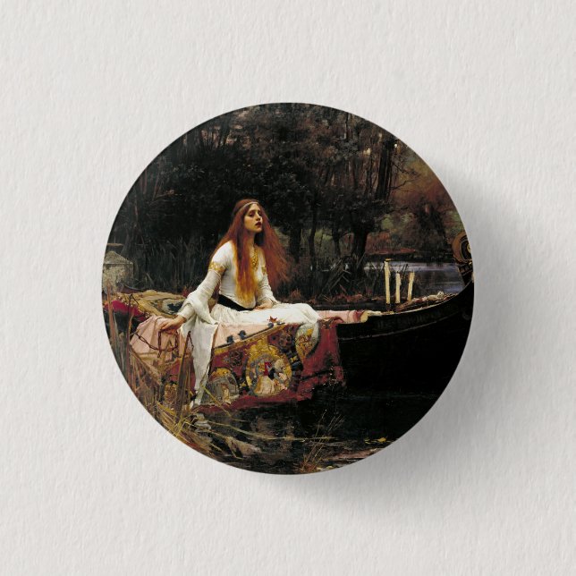 John William Waterhouse Dam i Shalott Knapp (Framsida)