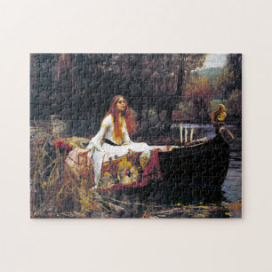 John William Waterhouse Dam i Shalott Pussel