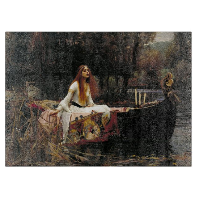 John William Waterhouse Dam of Shalott (1888) (Framsidan)