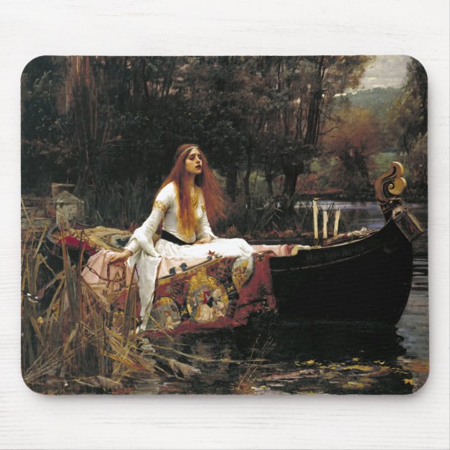 John William Waterhouse damen av Shalott Musmatta (Framsidan)