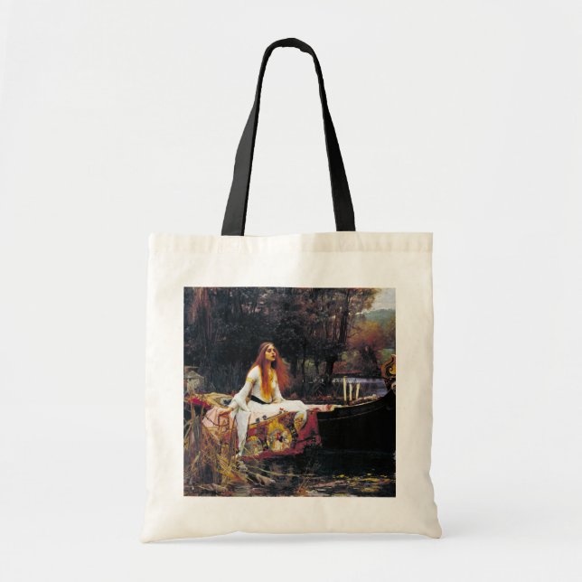 John William Waterhouse damen av Shalott Tygkasse (Framsidan)