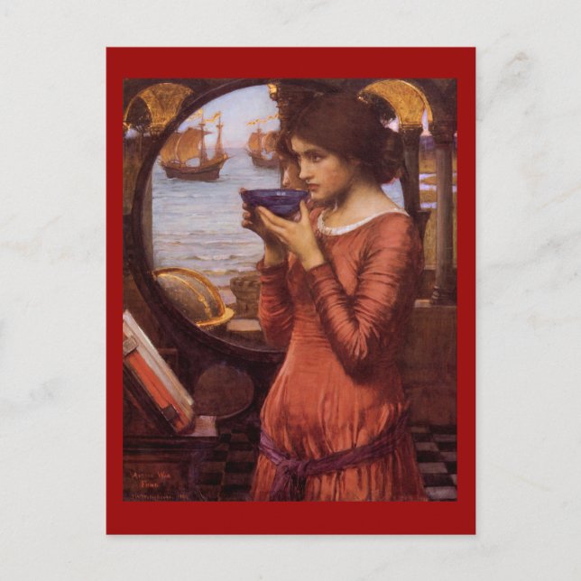 John William Waterhouse - Destiny Vykort (Framsida)
