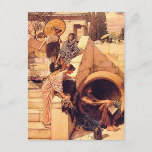 John William Waterhouse- Diogenes Vykort