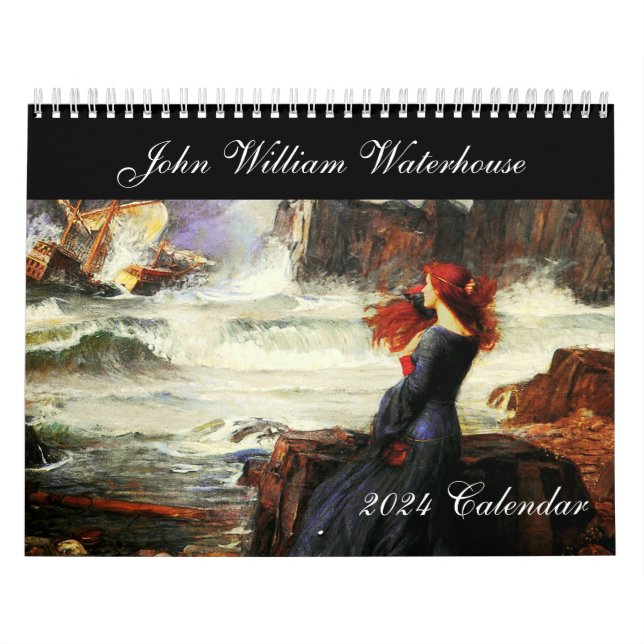 John William Waterhouse Fine Art Kalender (Omslag)