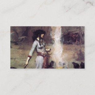 John William Waterhouse- Magic Circle Visitkort