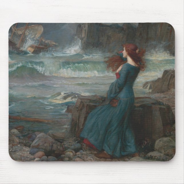 John William Waterhouse - Miranda - stormen Musmatta (Framsidan)