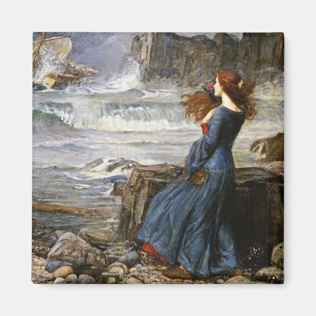 John William Waterhouse - Miranda - The Tempest Magnet (Framsidan)