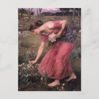 John William Waterhouse - Narcissus - Fine Art Vykort