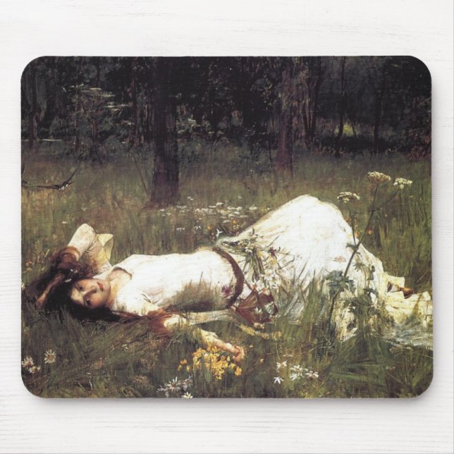 John William Waterhouse - Ophelia 1889 Musmatta (Framsidan)