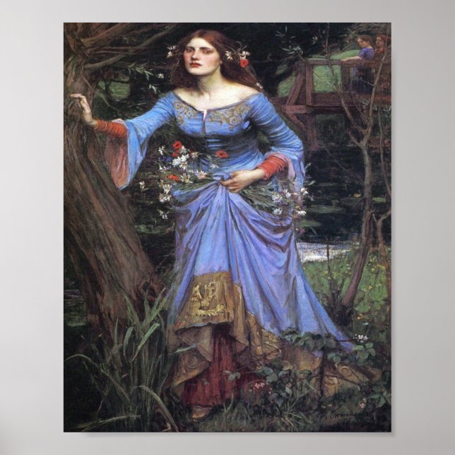 John William Waterhouse - Ophelia Poster (Framsidan)