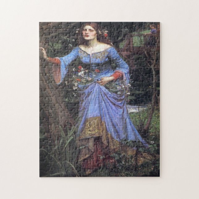 John William Waterhouse - Ophelia Pussel (Vertikal)