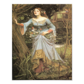 John William Waterhouse "Ophelia" Skriv ut Fototryck