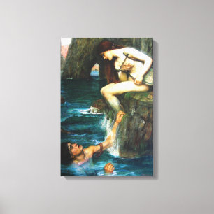 John William Waterhouse siren Canvastryck