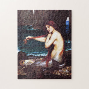 John William Waterhouse Sjöjungfru Puzzle Pussel
