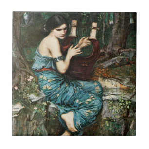 John William Waterhouse som charmöret belägger m Kakelplatta