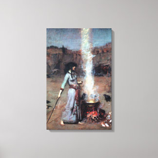 John William Waterhouse The Magic Circle Canvastryck
