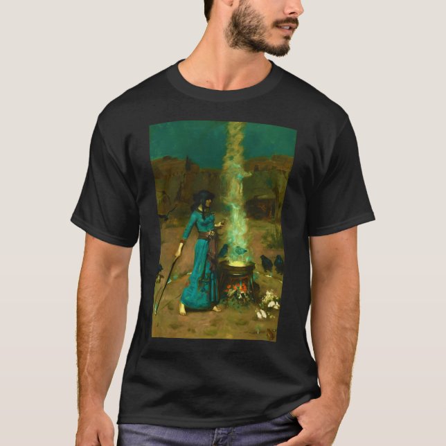 John William Waterhouse The Magic T Shirt (Framsida)