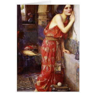 John William Waterhouse: Thisbe Hälsningskort
