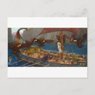 John William Waterhouse - Ulysses och sirenerna Vykort