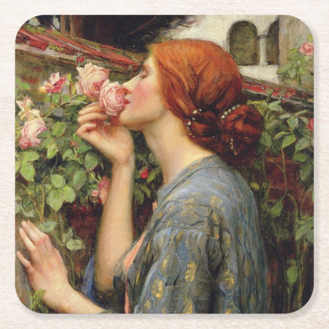 John William Waterhouse Underlägg Papper Kvadrat (Framsidan)