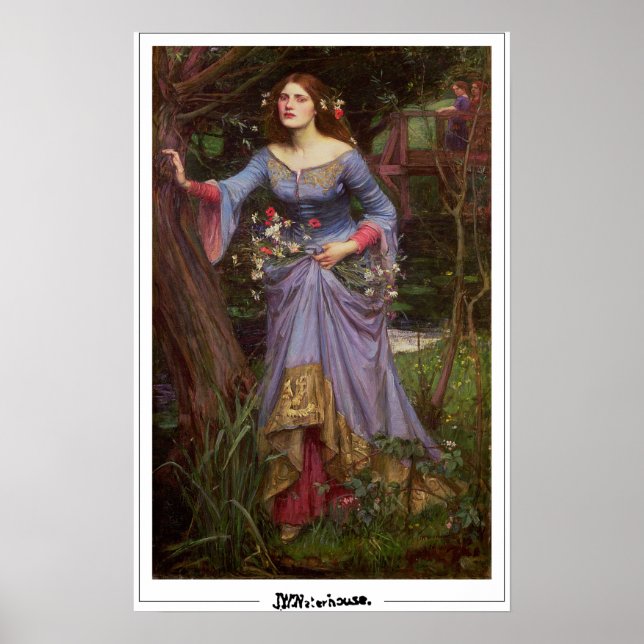 John William Waterhouse Zedign Art Poster #10 (Framsidan)