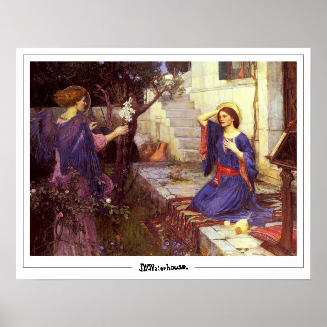 John William Waterhouse Zedign Art Poster #13 (Framsidan)