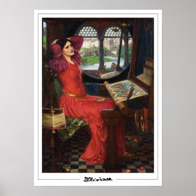 John William Waterhouse Zedign Art Poster #14 (Framsidan)