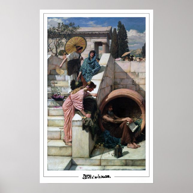 John William Waterhouse Zedign Art Poster #69 (Framsidan)