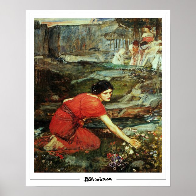 John William Waterhouse Zedign Art Poster #7 (Framsidan)